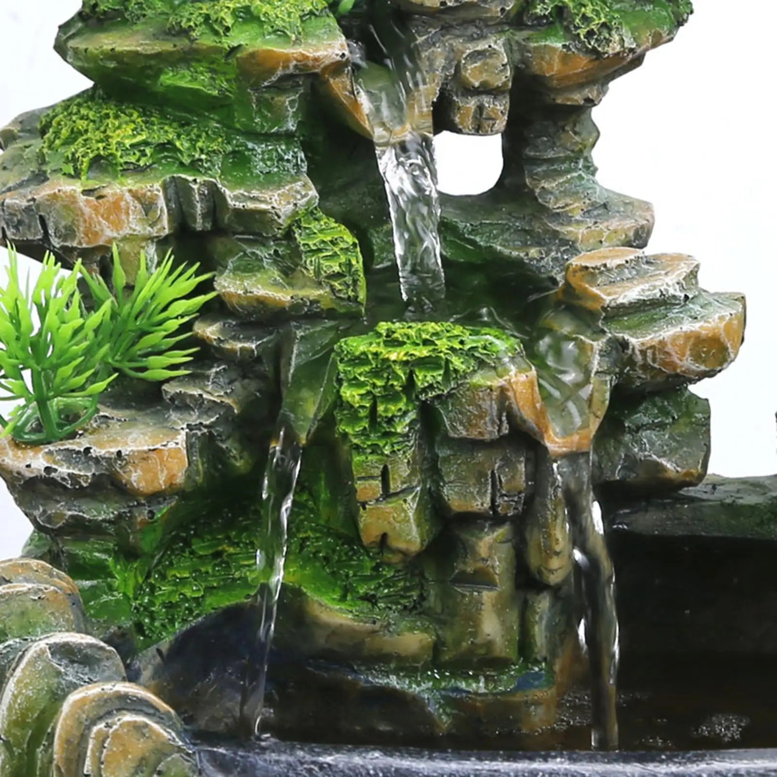 Tabletop Fountain Indoor Rockery Waterfall Humidifier Fountain - Calming and Relaxing , Relaxation Bedroom Decoration