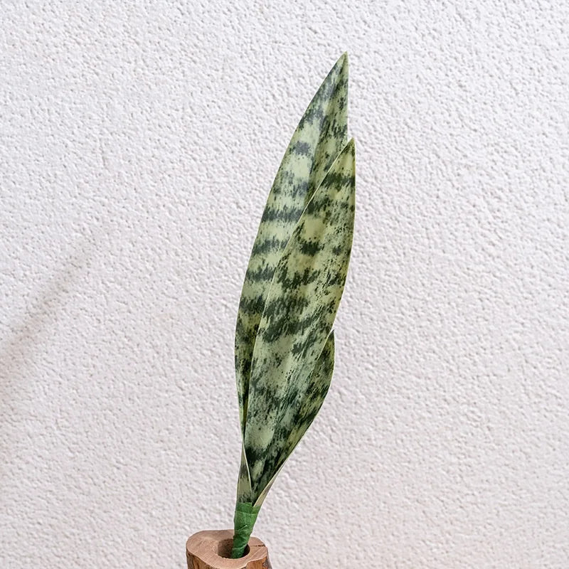 No Watering Required Artificial Snake Plant Indoor Decoration Easy Setup Long-Lasting Quality Sturdy Materials