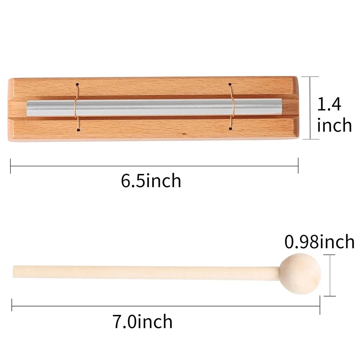 Meditation Chimes 1Phoneme The Original Guaranteed Musically Tuned Wind Zenergy Hand Chime for Classrooms Meditation Mindfulness