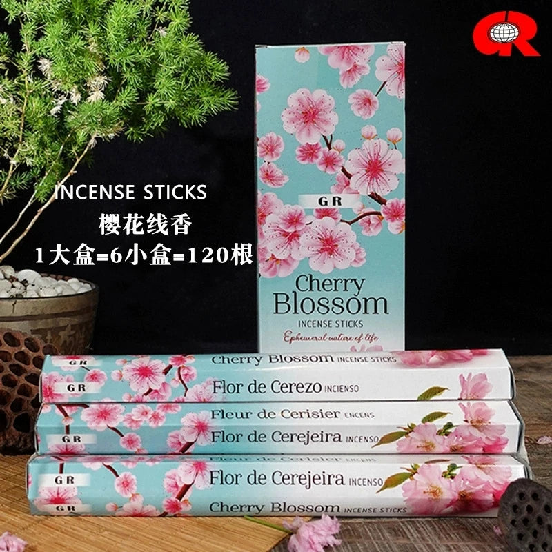 20 Sticks India Palo Santo Incense Sandalwood Household Bedroom Toilet Agarwood Tibetan Line Aromatherapy Incense Sticks