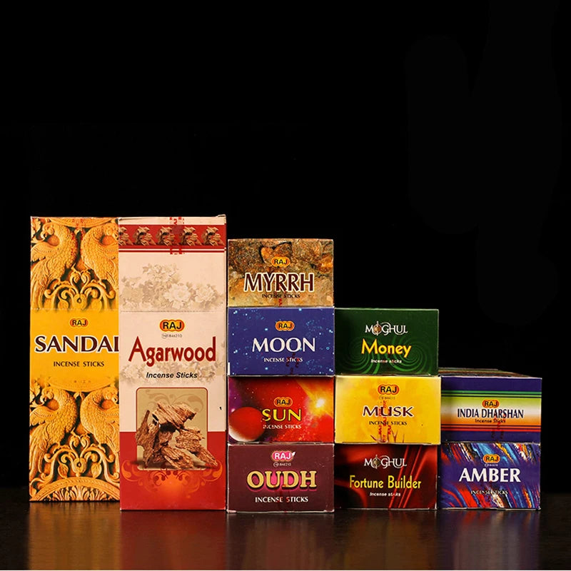 Y 20 Sticks Sandalwood India Incenses Natural Palo Santo Sage Indian Incense Stick Lavender Lotus Rose Line Tibetan Aromatherapy