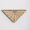 Plant Holder Modern Wooden Triangle Wall Planter Minimalist Decorative Geometric Flower Pot Handmade Succulent Pot Indoor