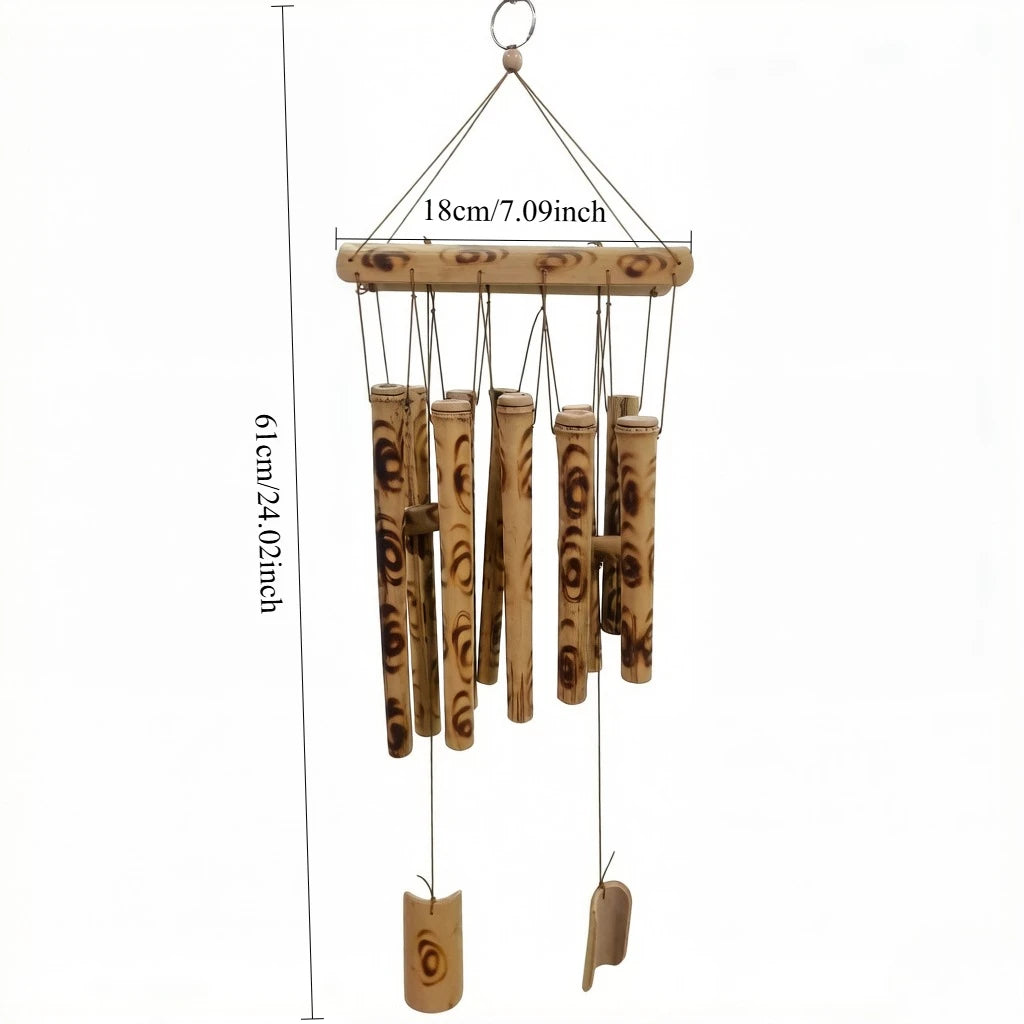 Wind Chime Handmade Garden Decoration Suitable for Porch, Patio, Outdoor Relaxing and Soothing Wind Chime for Home, Office, Temp