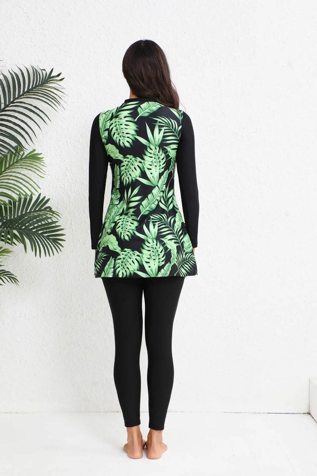 Women's Swimsuit Burkini Full Body Muslim Long Sleeve Swimwear for Surfing Rash Guards Upf 50+ 2026 Beachwear Beach Bathing Suit