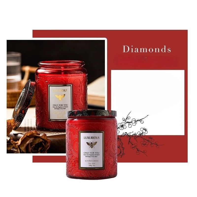 one Fragrant Candle Cans Room Decoration Soy Wax Smokeless Aroma Low Temperature Romantic Oil Fragrance Velas Birthday Candles