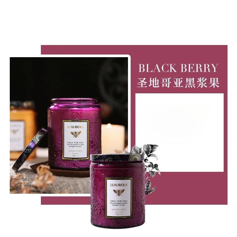 one Fragrant Candle Cans Room Decoration Soy Wax Smokeless Aroma Low Temperature Romantic Oil Fragrance Velas Birthday Candles