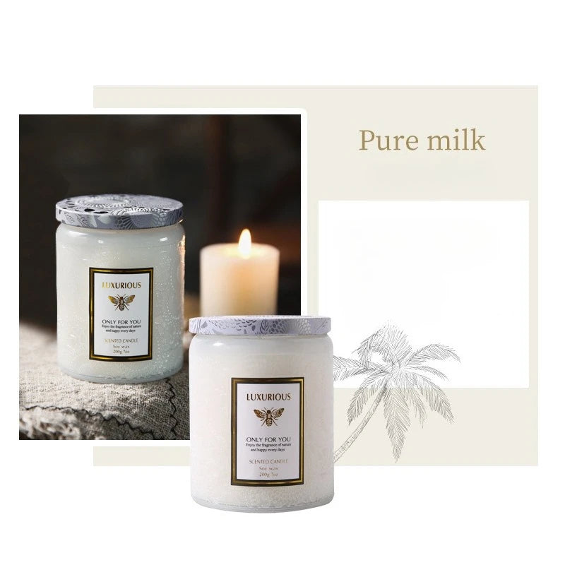 one Fragrant Candle Cans Room Decoration Soy Wax Smokeless Aroma Low Temperature Romantic Oil Fragrance Velas Birthday Candles
