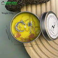 8OZ Crystal Candle Wholesale Tin Can Vanilla Scented Candles In Jars Real Herbs Crystal Candles Home Decoration Lily Rose