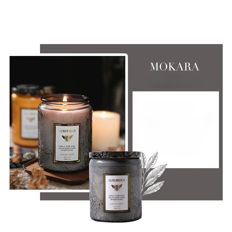 one Fragrant Candle Cans Room Decoration Soy Wax Smokeless Aroma Low Temperature Romantic Oil Fragrance Velas Birthday Candles